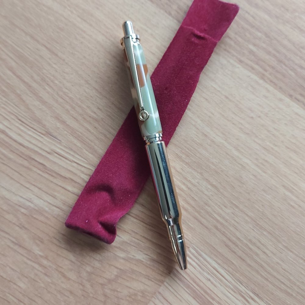 .30 Caliber Twist Bullet Pen in Woodland Camouflage